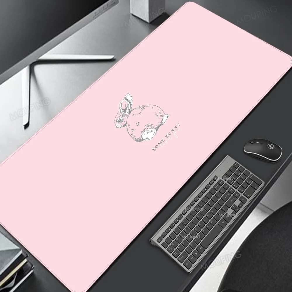 Розовый Настольный коврик Kwaii, минималистичный коврик для мыши Xxl Kawaii, забавные подушечки для Miuse 900x400, настольные коврики для девочек, игрово... (art.: 3920beaae2bdc) - 3920beaae2bdc