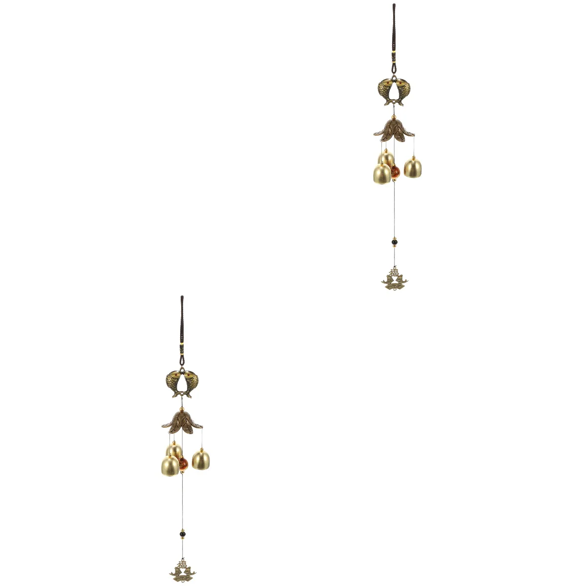 

Wind Chime Garden Chimes Animal Lucky Hanging Shui Feng Courtyard Ornaments Retro Bell Balcony Bells Outdoor 3D Metal Fairy