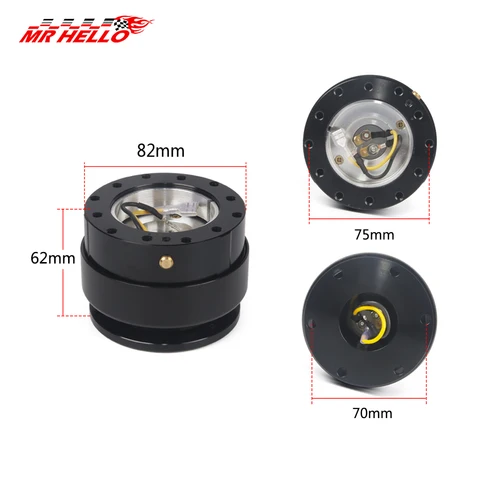 4 Цвета Универсальный быстросъемный адаптер для рулевого колеса Главная комплектация для установки в стиле со звуком