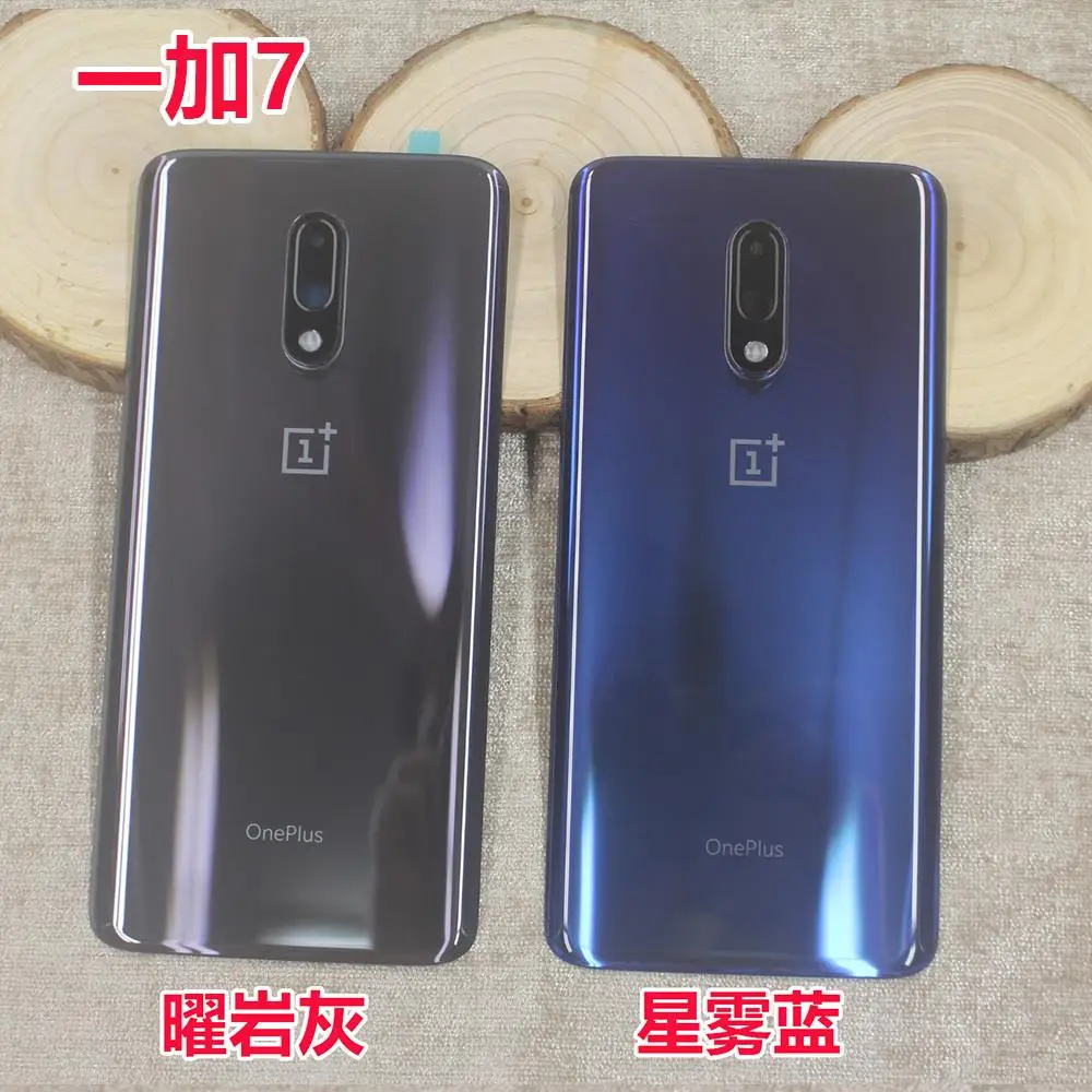 

for Oneplus 7 Back Cover Glass Replacement with Camera Glass Lens Housing for Oneplus 7 G1900 G1903 6.41 inch +Camera