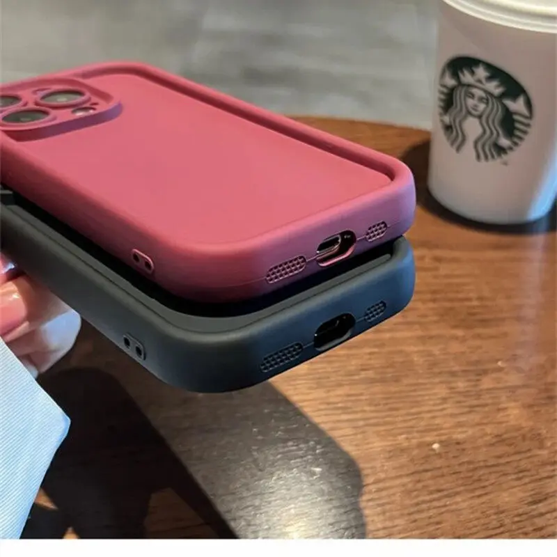 Чехол для Xiaomi Redmi Note 12 4G 8 9 11 10 13 Pro Plus 9S 11S 12S 12C 9A 9C A1 A2 Cover Matte Soft Plain Candy Color