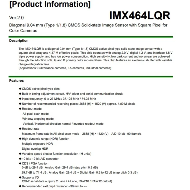 Фото Новый модуль камеры Custom 4MP IMX464 MIPI с ночным видением NIR и ИК-фильтром, цветной модуль камеры MIPI №5