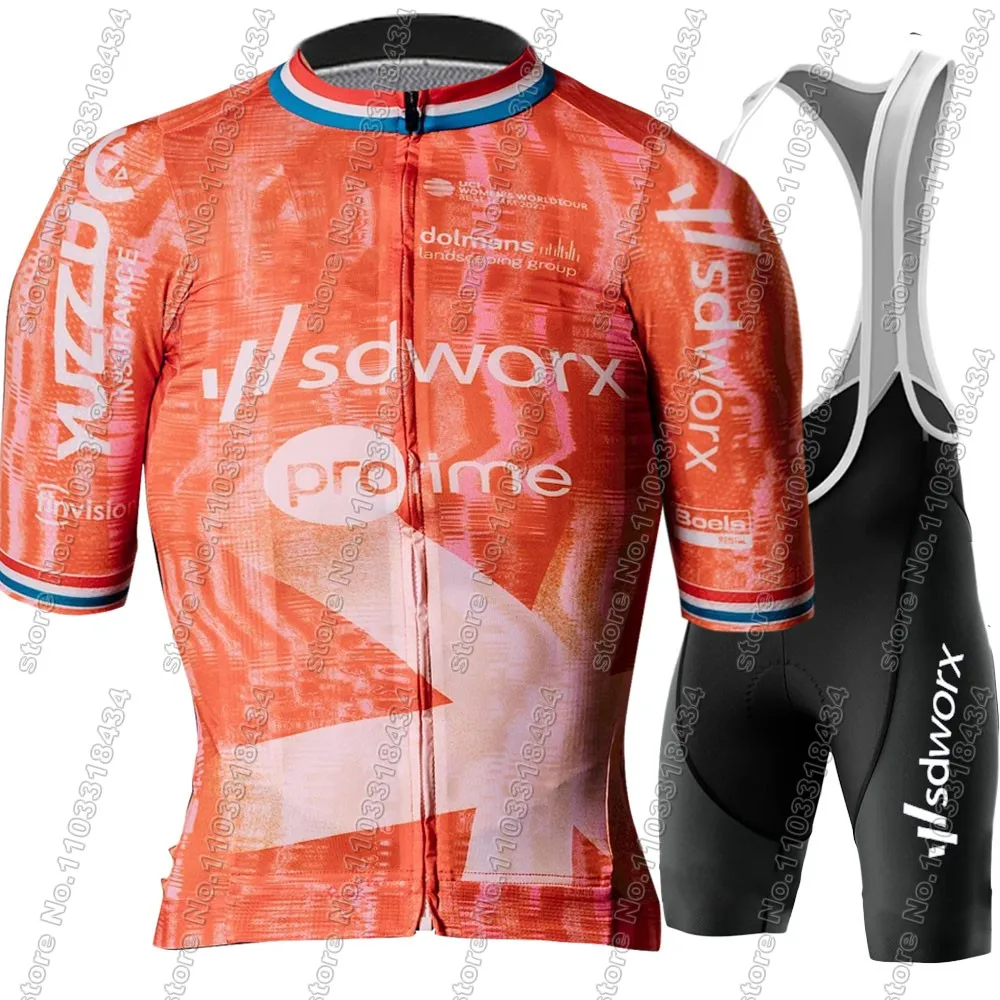 Team Sd Worx 2025 велосипедный трикотаж женский комплект одежды Netherlands рубашки для