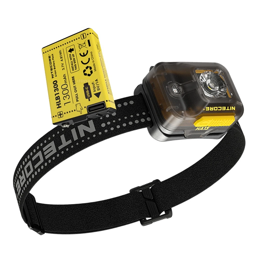 Многофункциональный двухлучевой фонарь головного света NITECORE HA13 2024 +