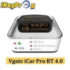 Диагностический сканер OBD2 VGATE ICar2, Wi-FiBluetooth, VGATE ELM 327 Vgate iCar Pro Bluetooth 4,0, ELM327 Wi-Fi OBD2 сканер автоматический диагностический инструмент