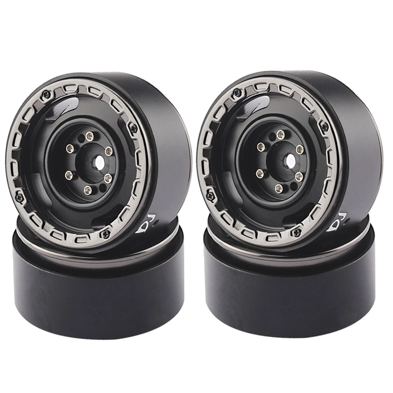 

4Pcs 160G 1.33 Inch Beadlock Wheel Hub For Axial SCX24 AX24 Traxxas TRX4M FMS FCX24 1/18 1/24 RC Crawler Car Parts