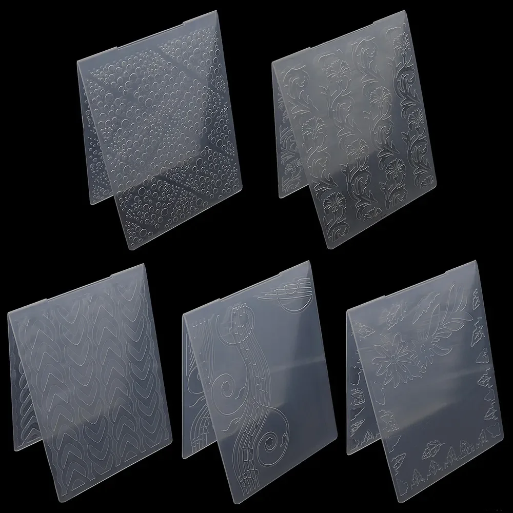 

Набор элегантных изделий ручной работы с тиснеными шаблонами в 5 вогнутых и выпуклых стилях для украшения дома.