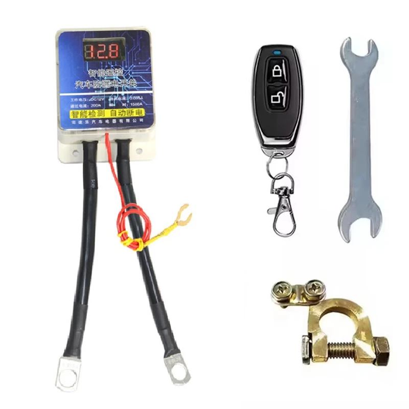 12 В автомобильный аккумулятор реле дистанционного управления с дисплеем