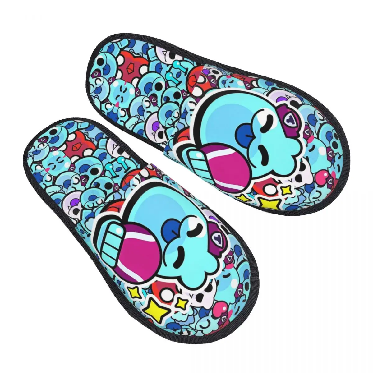 Домашние тапочки Brawll Emz Spike Squeak противоскользящие домашние с героями