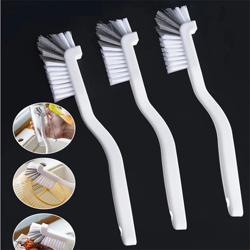 

Kitchen Cleaning Brush Bathroom Bottle Cleaning Brush Corner Lobster Cup Brush Bending Handle Scrubber Curved Accessories