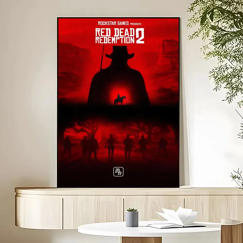 Постер HD Game TV-Red-Dead-Redemption 2, водонепроницаемый, для дома, гостиной, спальни, бара, эстетическое украшение (art.: 3920da8f74641) - 3920da8f74641