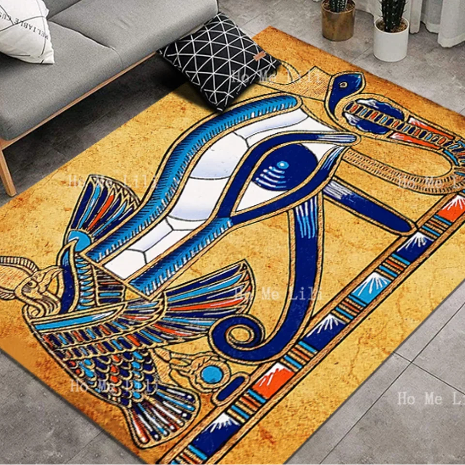 Папирус с изображением глаз Гора иероглифы фараонное произведение искусства