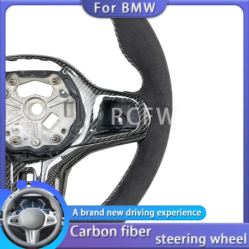 Автомобильное рулевое колесо из углеродного волокна с подогревом для BMW G20 G28 G29 G30