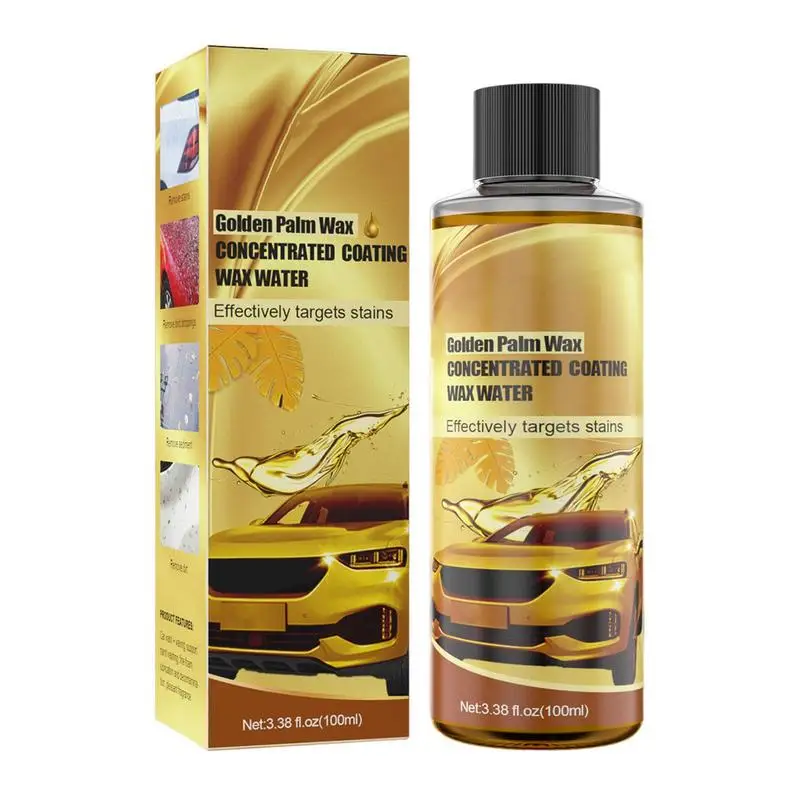 

Car Golden Palm Wax 100ml Concentrated Coating Wax Water Decontamination Coating Wax Car Wash Wax Water Foam Cleaning Agent
