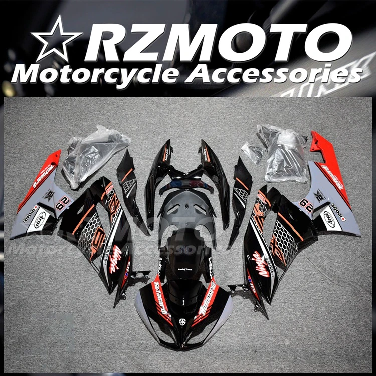 

Новинка, аксессуары для мотоциклов из АБС-пластика для Kawasaki Ninja ZX6R 636 2009 2010 2011 годов, Обтекатели для велосипеда, комплект оболочек, красный, се...