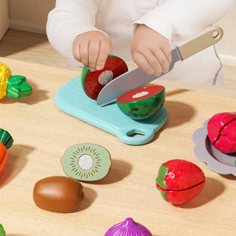 

Детские развивающие игрушки Пластиковые игрушка в виде продуктов Cutting, образовательные принадлежности для ролевой кухни