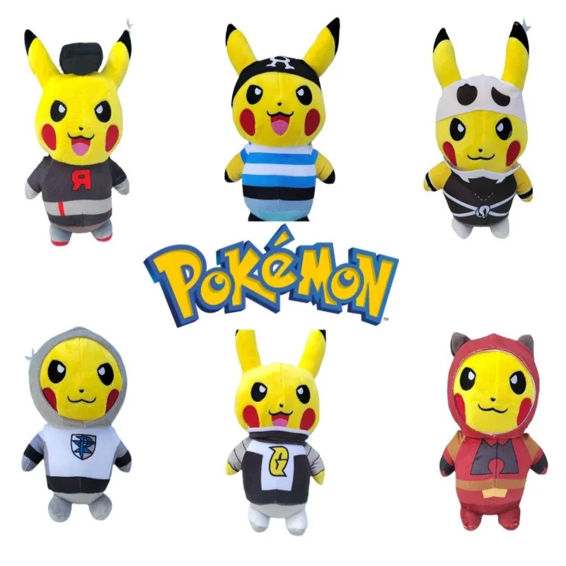 

Покемон серия розыгрыш Пикачу милая плюшевая кукла гостиная украшение детский день рождения Рождественский подарок сюрприз