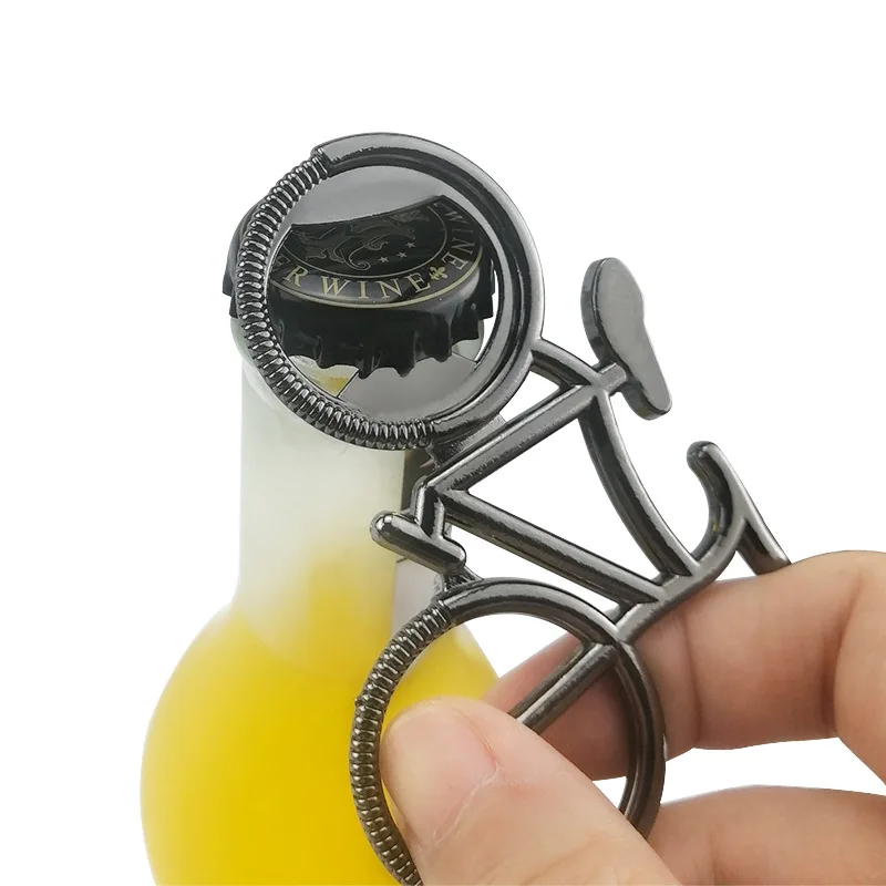 

Металлический велосипедный Открыватель для бутылок, Забавный велосипедный Открыватель для бутылок для пива, аксессуары для бара из цинков...
