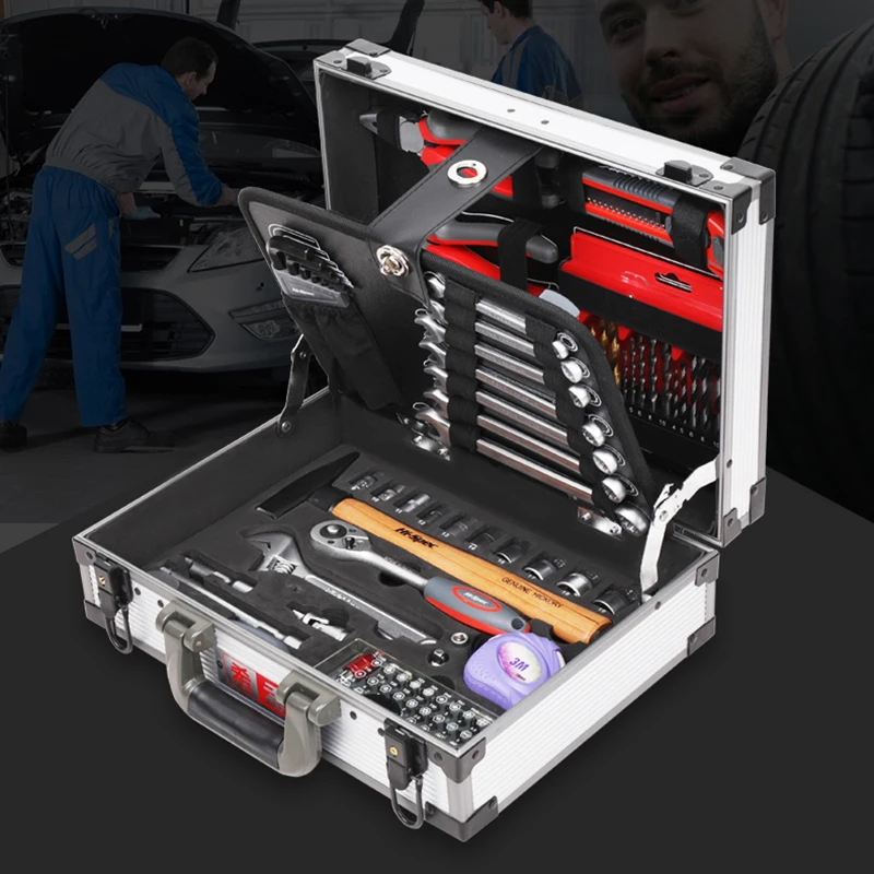 Outdoor Repair Tool Box Automotive Portable Suitcase Multifunctional Auto Contains Toolbox Garage Caja De Herramientas Tool Box