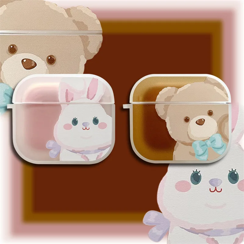 

Creative Cute Animals AirPods 3 Case Apple AirPods 2 Case Cover AirPods Pro Case IPhone Earphone Accessories Air Pod Case