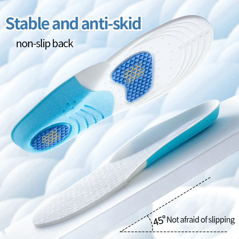 Children Memory Foam Sport Insoles Orthopedic Arch Support Shoes Pad Comfortable Heel Cushion Plantar Fasciitis Feet Care Insole