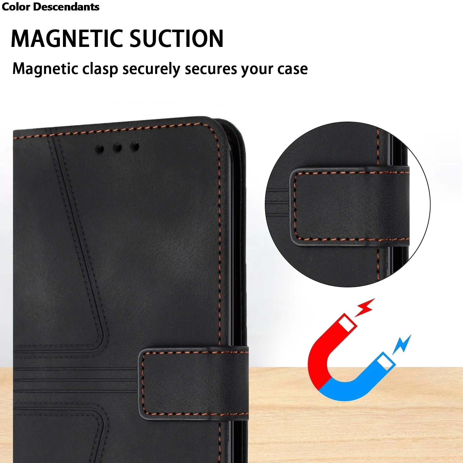 Кожаный чехол-бумажник с откидной крышкой для Xiaomi Redmi Note 9s 10S 11S 12 13 Pro 4G 5G 12C 10C 9C 10A 9A