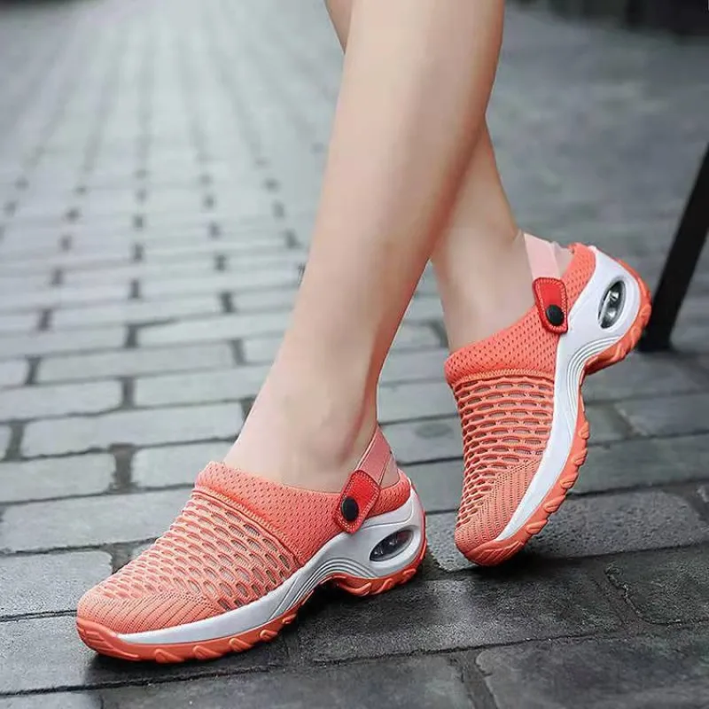 

Stylish and Practical Mesh Fabric Slip-on Sandals for Women in Summer