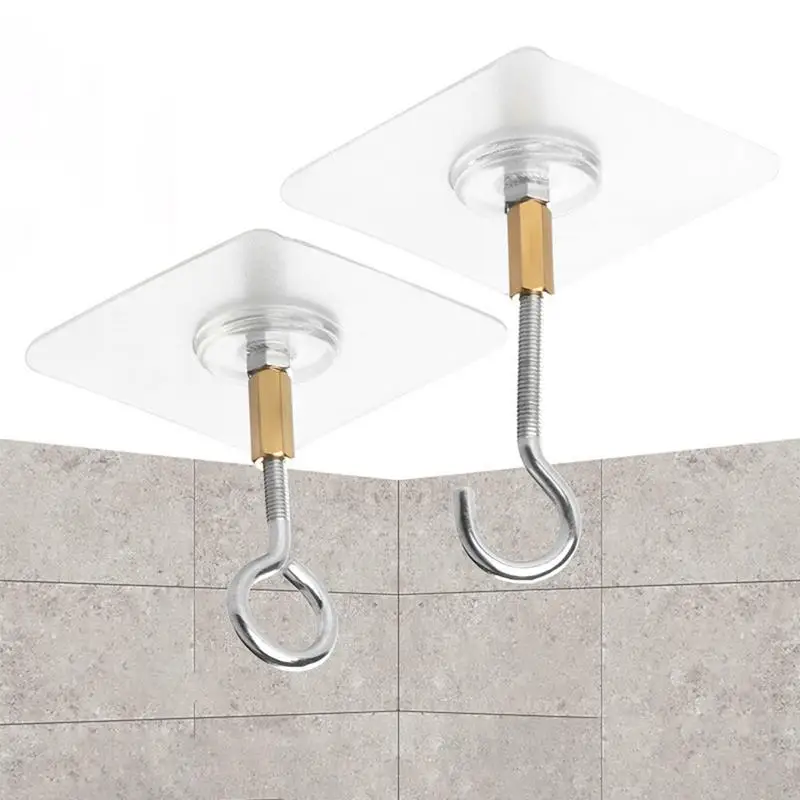 Липкие потолочные крючки 8 шт. для растений подвешивания маленьких вешалка с