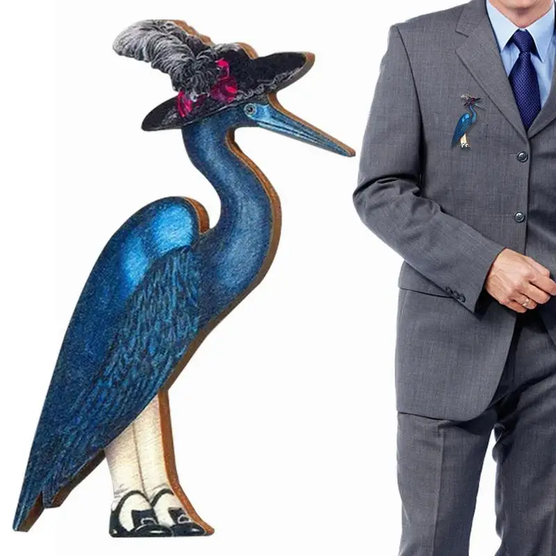

Bird Animal Brooch Wooden Bird Brooch Clothes Pin Pendant For Party Dresses Animal Brooch Bird Pins Hats Bags Scarves