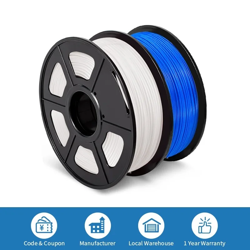 

PLA PETG SILK Filament For 3D Printer 2 KG PLA PETG Filament Non-toxic Gifts For Lover New Rainbow