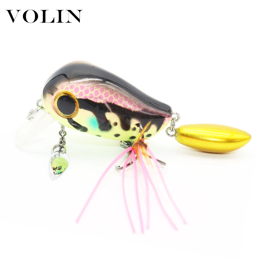 Новинка Волин кренкбейт 1 шт. 45 мм 8 г плавающая жесткая рыболовная приманка