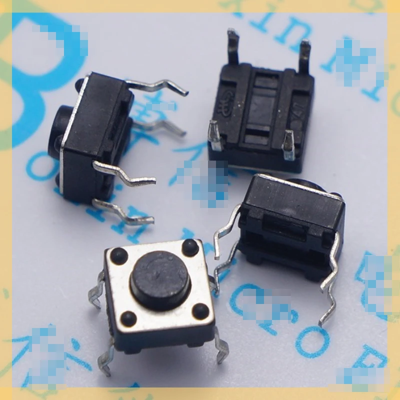 

6*6*5mm Light touch switch DIP4 ON/OFF Touch button Touch micro switch 6*6*5 keys button DIP 4pin free shipping