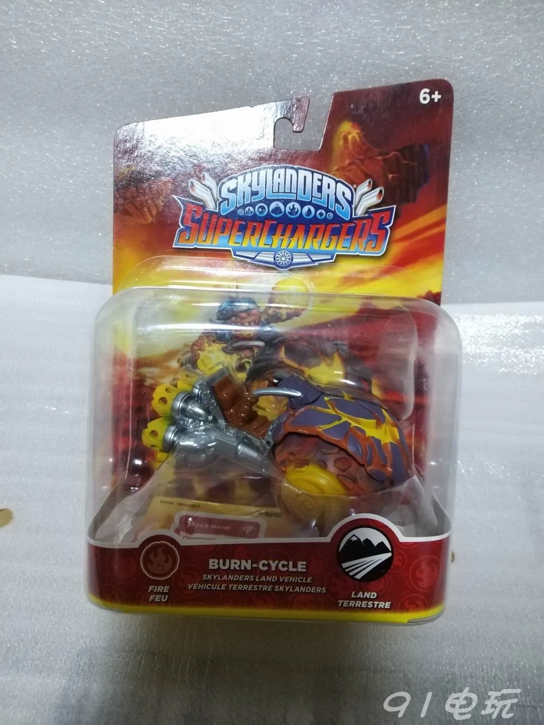 Skylanders Spyro Приключения сжигание-цикл Land фигурка автомобиля Модель игрушки