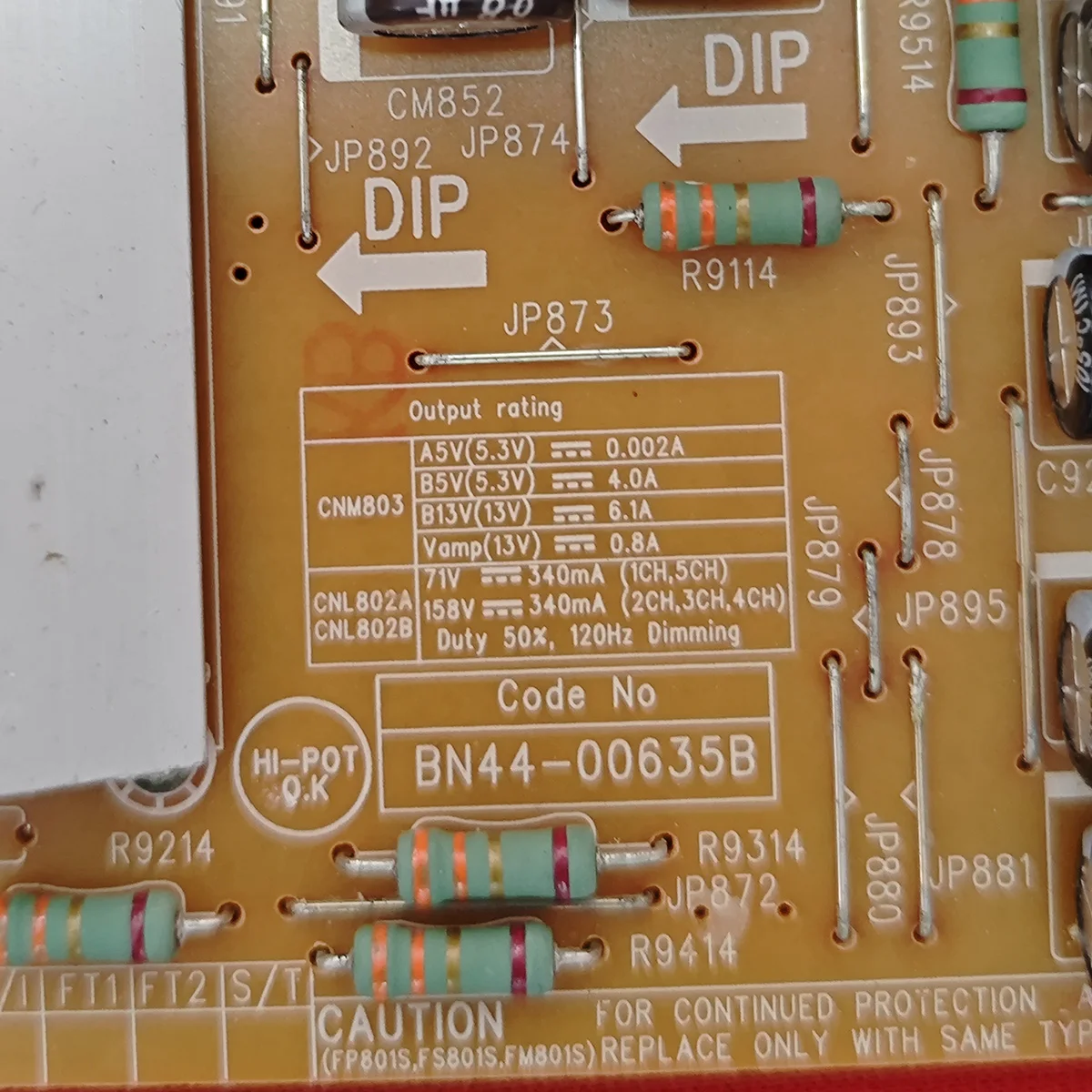 Для BN44-00635B L46U2P_DSM Плата питания UN46F8000