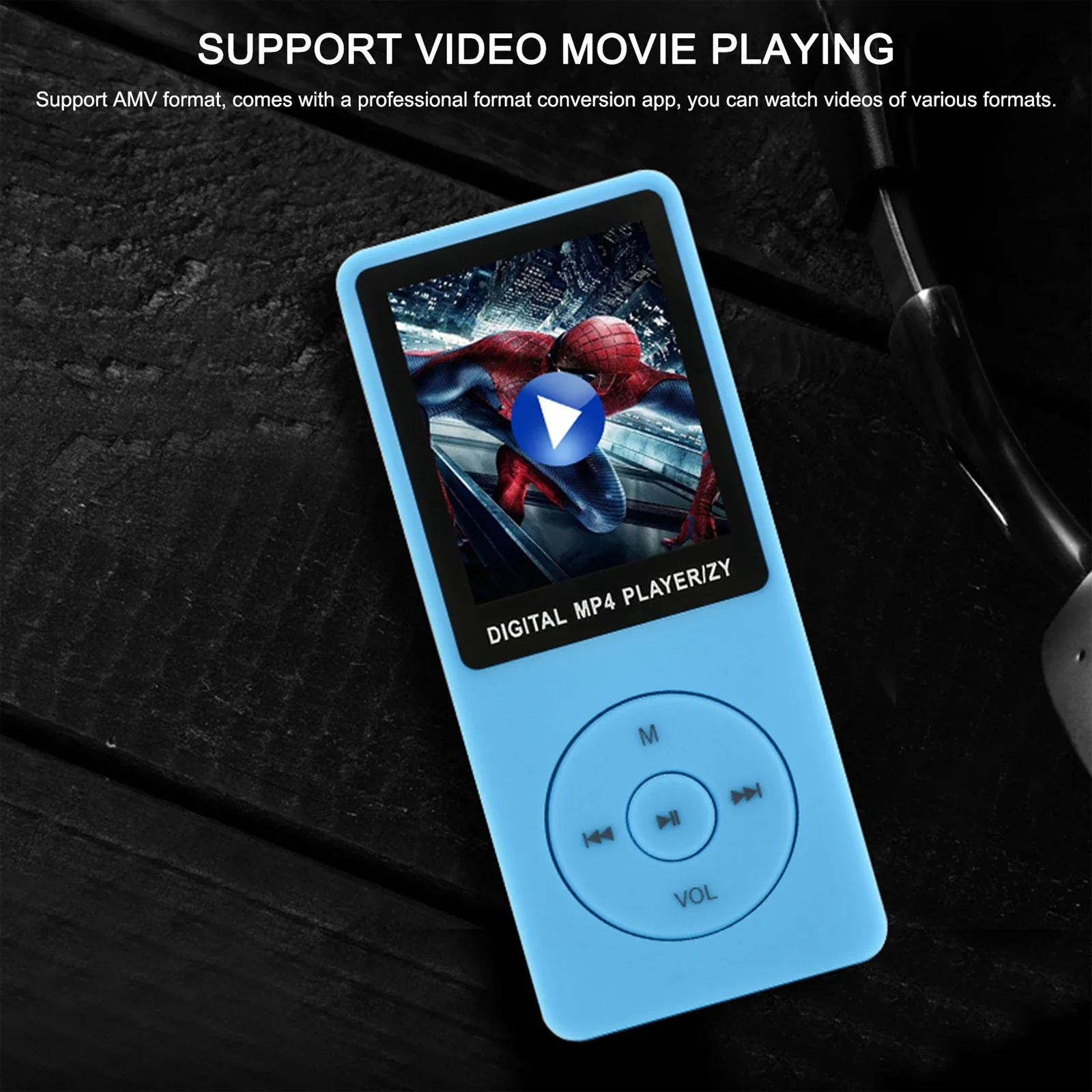 Фото MP3 MP4 Музыкальный плеер USB-зарядка Запись Цифровой дисплей Экран Медиа без потерь Портативный карманный спортивный бег Ходьба Воспроизведение музыки №5