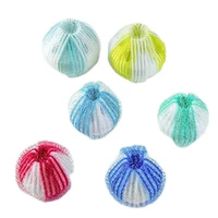 6pcs laundry washing ball durable nylon magic cleaning balls portable washings machine clean clothes accessories