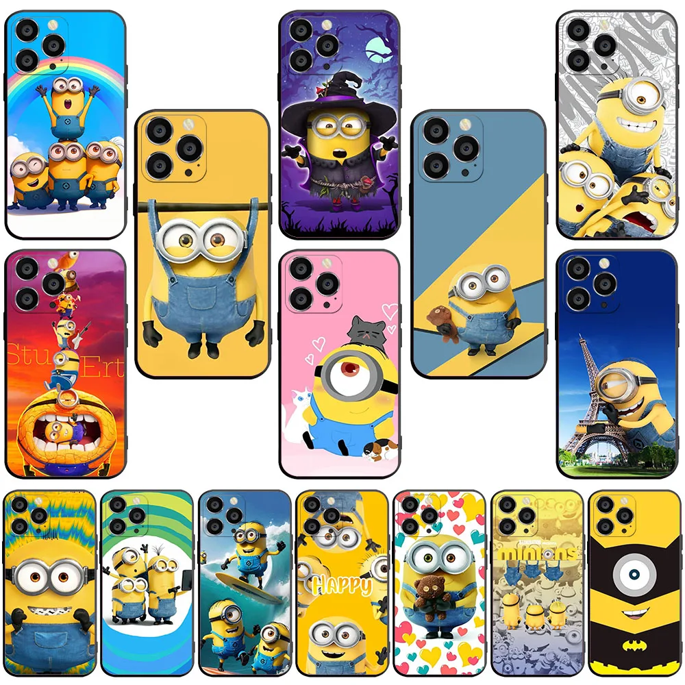 Силиконовый чехол BK-6 Blue B-Minions для Huawei Y5P Y6 Y6S Y6P Nova 2 2i 3 3i 4E 5T P20 P30 P40 Y9A Lite Pro