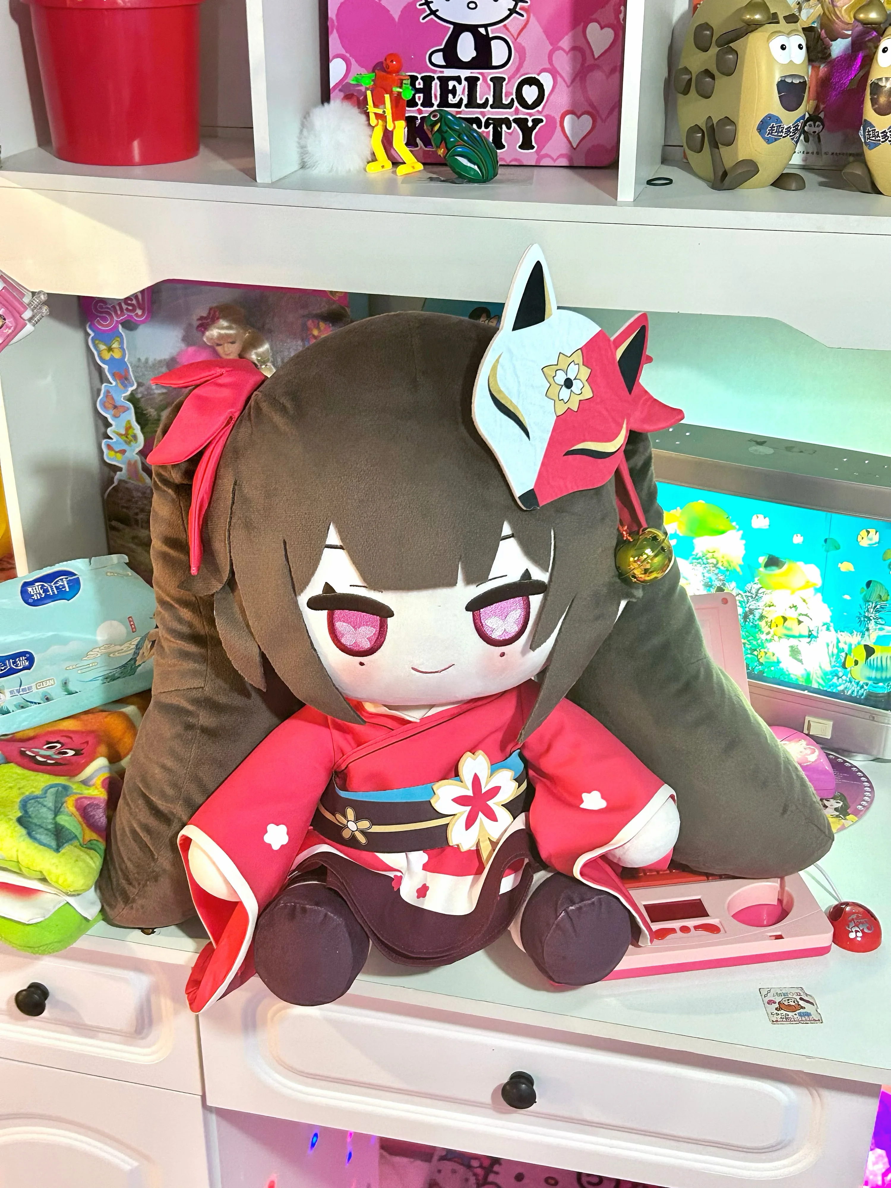 40 см новый аниме Honkai: Star Rail Sparkle Body Dress Up одежда подушка косплей мультфильм мягкий