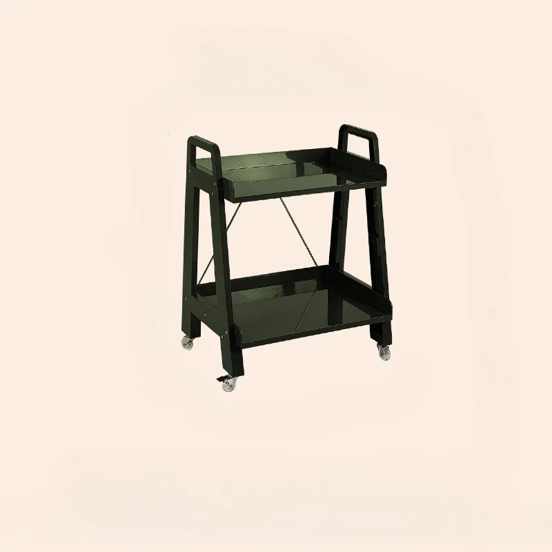 

Transparent Side Table Nordic Household Plastic Mobile Storage Rack Corner Table Simple Cart Small Coffee Table