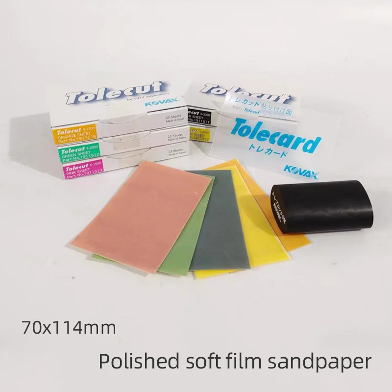 Original KOVAX Point Ginding Sanding Sandpaper Oval Mahjong Block Transparent Hand Grinding Piece Polishing Decontamination