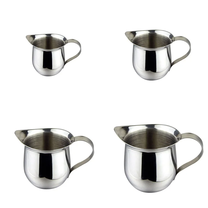 

60/90/150/300ml Stainless Steel Milk Jug Cup Frother Coffee Latte Art Flower Cup Espresso Cappuccino Maker Milk Foamer Pitcher