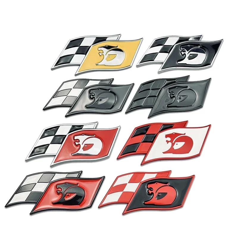 Передняя решетка автомобиля наклейка на багажник для Holden Race флаг логотип Captiva Barina