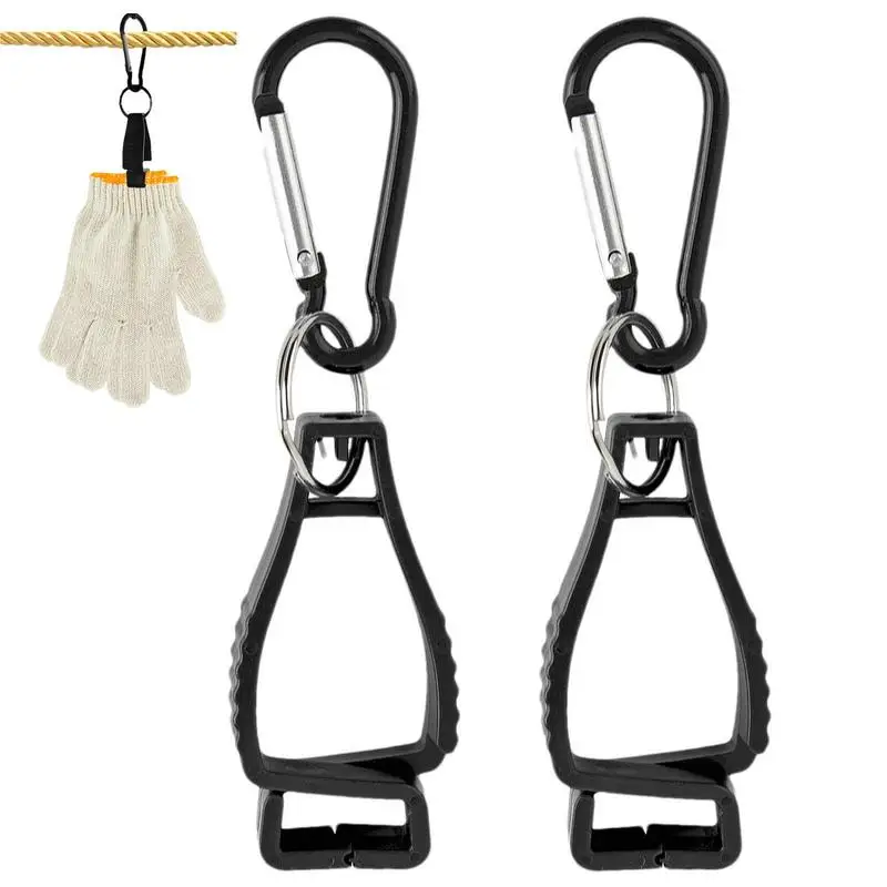 

Carabiner Clip Durable And Sturdy Aluminum Alloy Clips 2 Pieces Easy To Use Multi-Purpose Quick Release Buckle Tool
