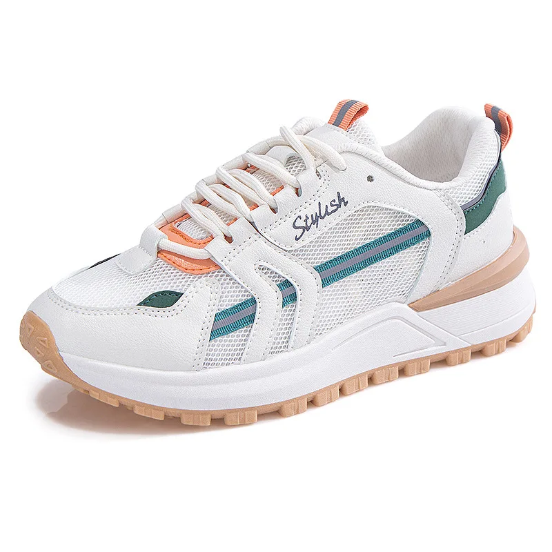 Women Shoes 2022 Summer New Shoes Women's Ins Tide Mesh Breathable Women's Shoes All-match Running Shoes Student Sports Shoes