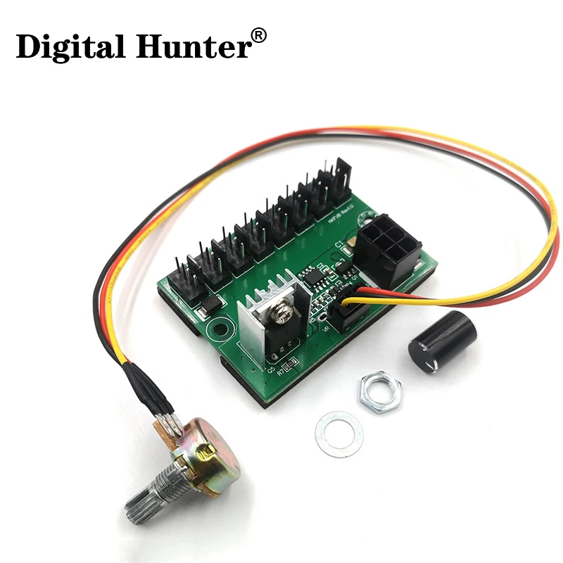 

Miner Violent Fan 8-Channel Fan Hub PWM High-Power Violent Fan Controller Fan Speed Governor Miner Fan Speed Controller