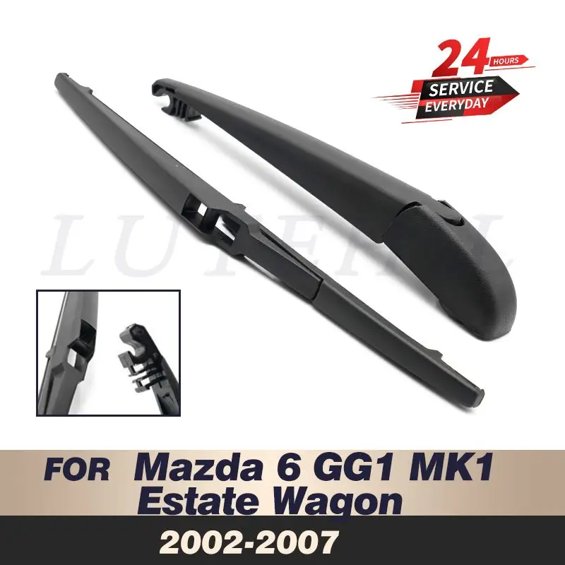 

Комплект щеток и рычагов заднего стеклоочистителя 12 дюймов для Mazda 6 GG1 MK1 Estate Wagon 2002 2003 2004 2005 2006 2007 Лобовое стекло