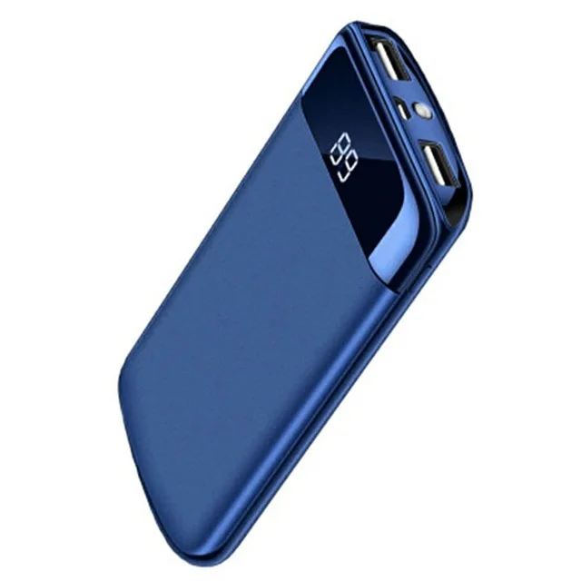 

2022.20000mAh Power Bank Portable Phone Charger Large Capacity Powerbank Outdoor Travel LCD Digital Display LED Lighting
