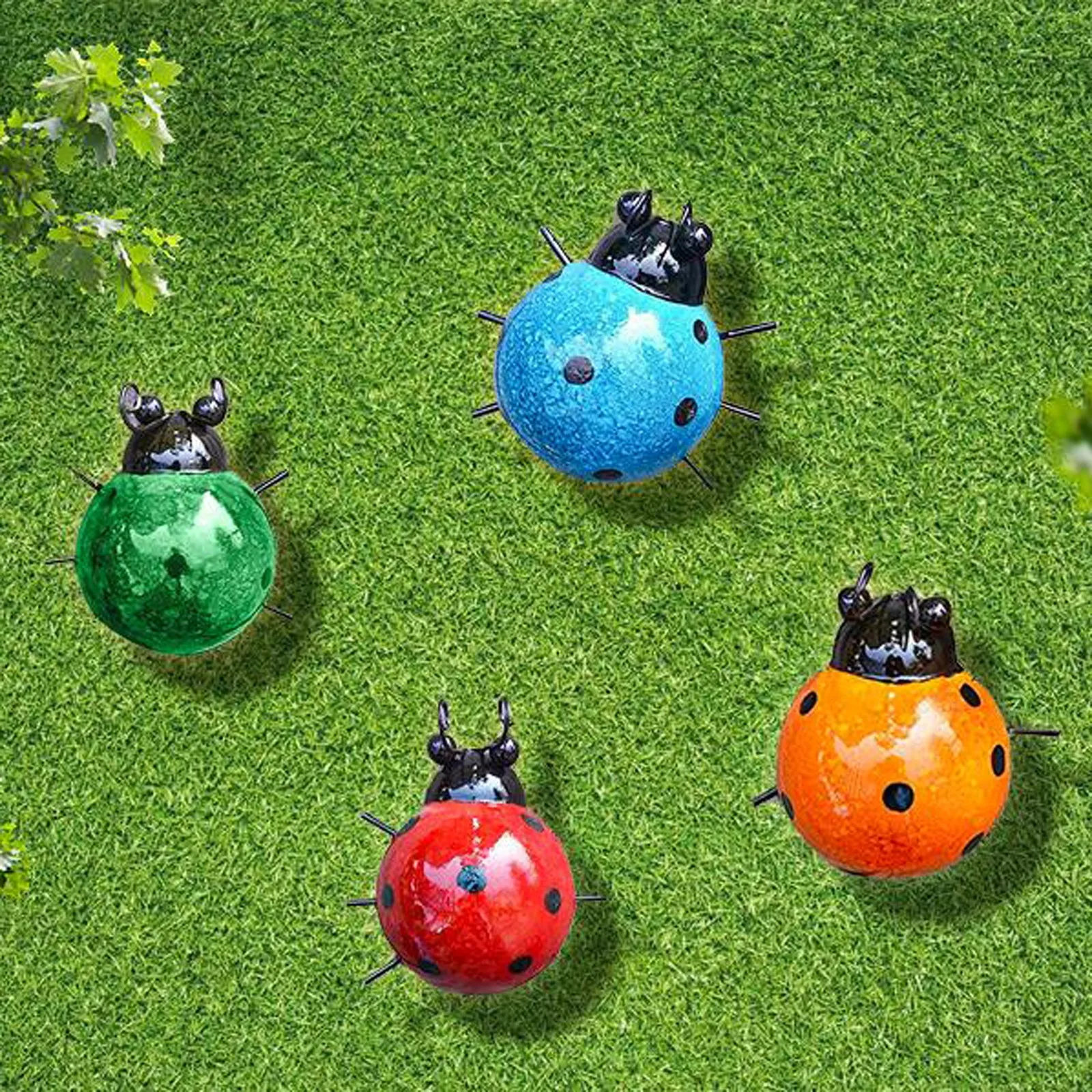 

4pc Garden Beetle Art Outdoor Garden Backyard Metal Ornaments Gifts Things For The Home Decoration Room Desk Accessories декор