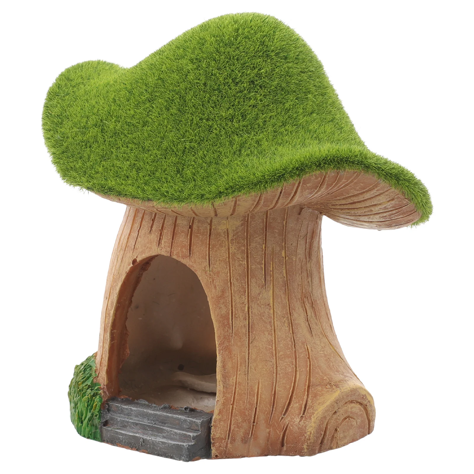 

Aquarium Fish Hideout Resin Fish Tank Ornament Mushroom House Fish Shelter Aquarium Decoration