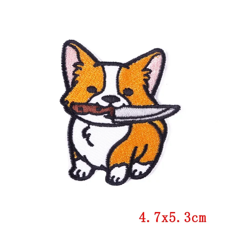 Утюг на заплатках для одежды наклейки одежду Кирки ткань вышитая нашивка